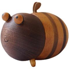 Bee Toothpick Holder Wooden Handmade Table Decorations - WOOD KONG
