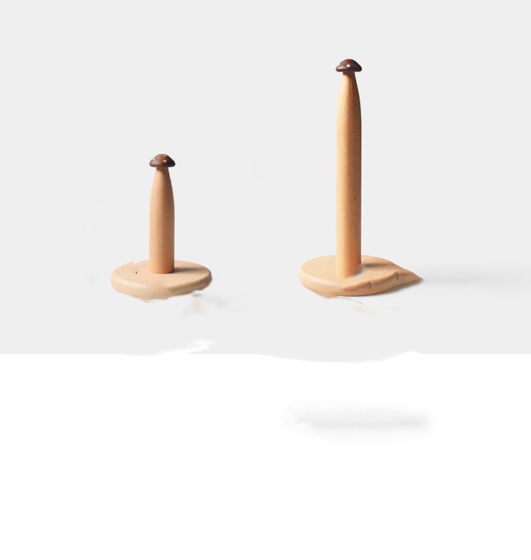 Black Walnut Logs Tabletop Kitchen Fun Tissue Holder - WOOD KONG