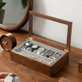 Black Walnut Watch Storage Case - WOOD KONG