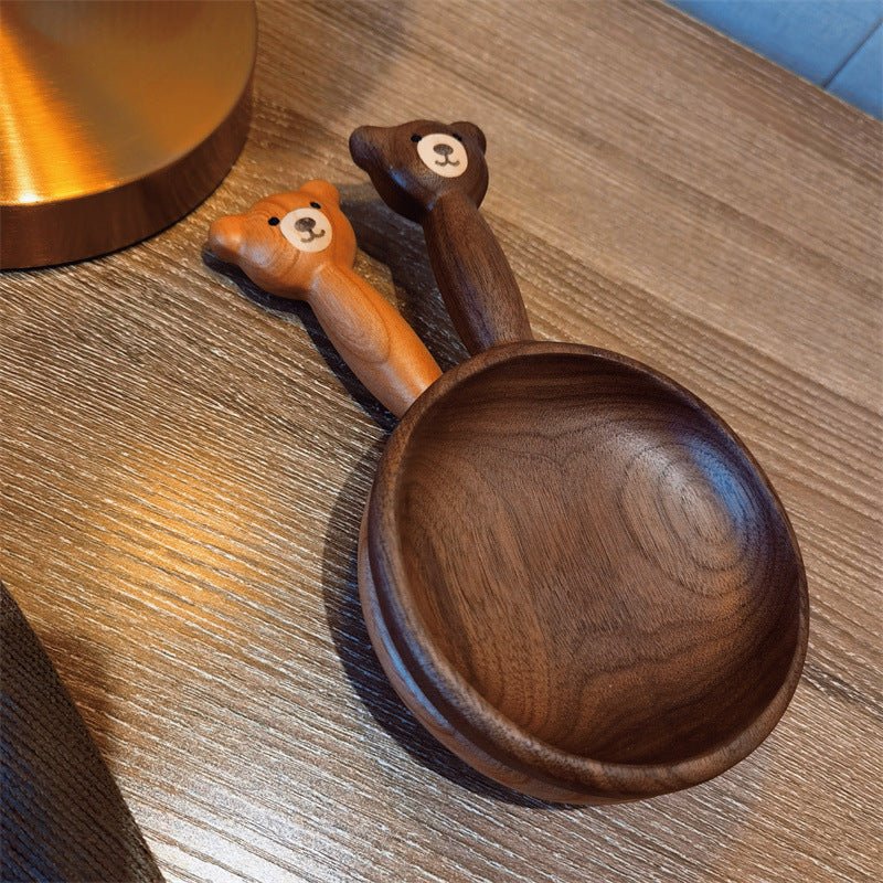 Fruit Snacks Dessert Nut Bowl Whole Wood One Black Walnut - WOOD KONG