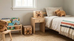 Handcrafted Capybara Solid Wood Storage Cube – The Ultimate "Zen" Home Decor - WOOD KONG