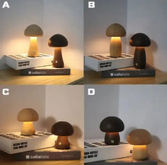 Mushroom Table Lamp - WOOD KONG