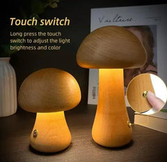 Mushroom Table Lamp - WOOD KONG
