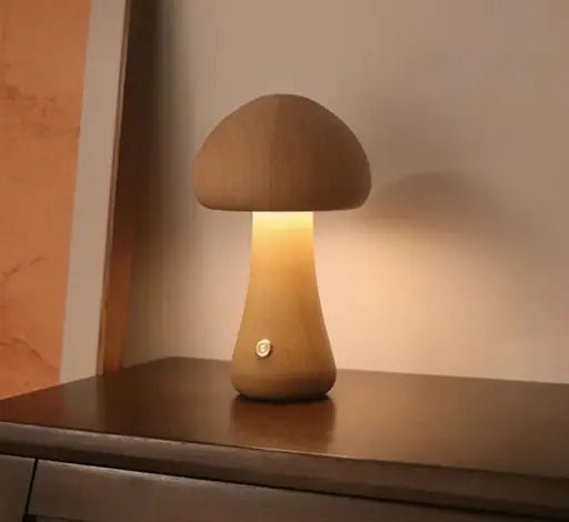Mushroom Table Lamp - WOOD KONG