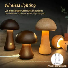 Mushroom Table Lamp - WOOD KONG