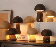 Mushroom Table Lamp - WOOD KONG