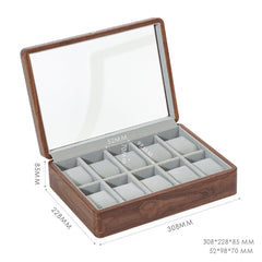 Solid Wood Mechanical Watch Storage Display Box - WOOD KONG
