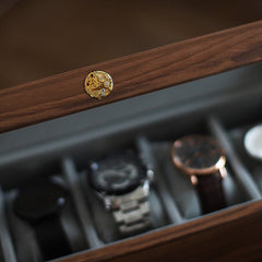 Solid Wood Mechanical Watch Storage Display Box - WOOD KONG