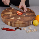 Solid wood splicing cutting board - WOOD KONG