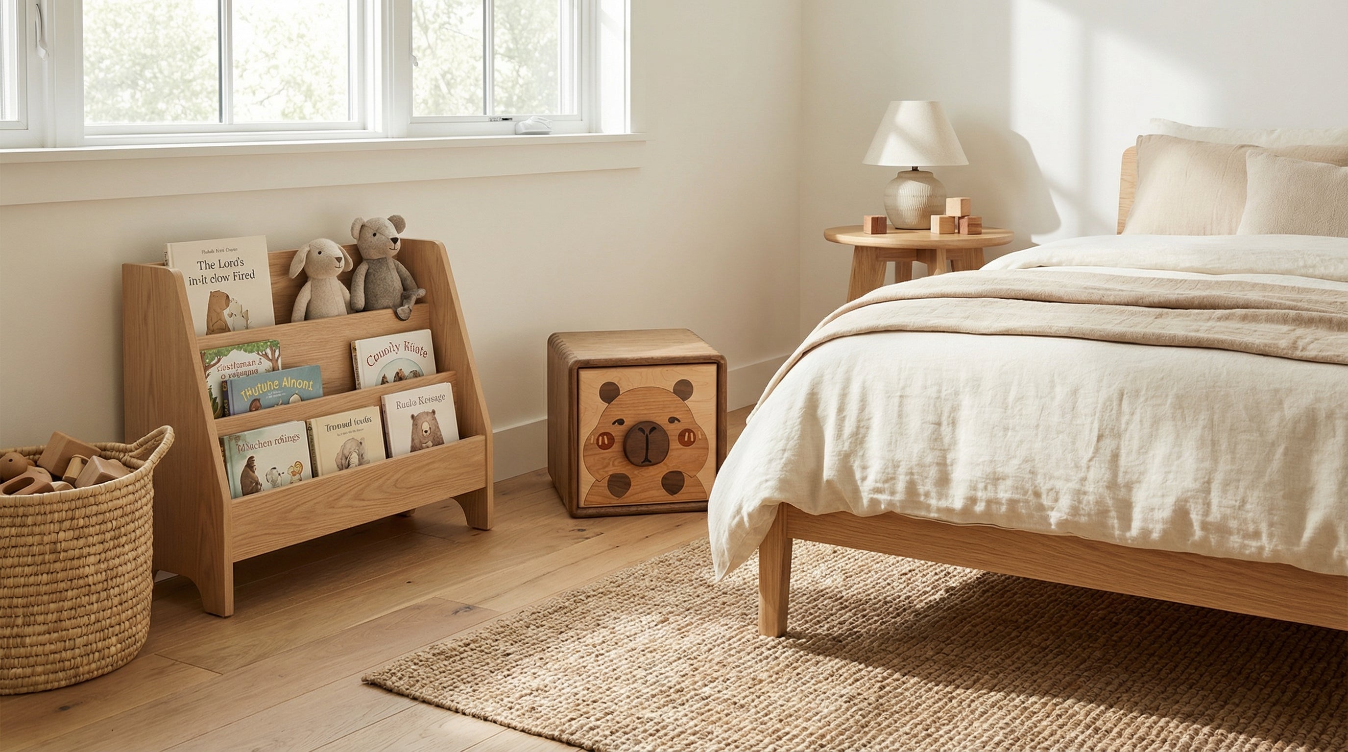 Handcrafted Capybara Solid Wood Storage Cube – The Ultimate "Zen" Home Decor