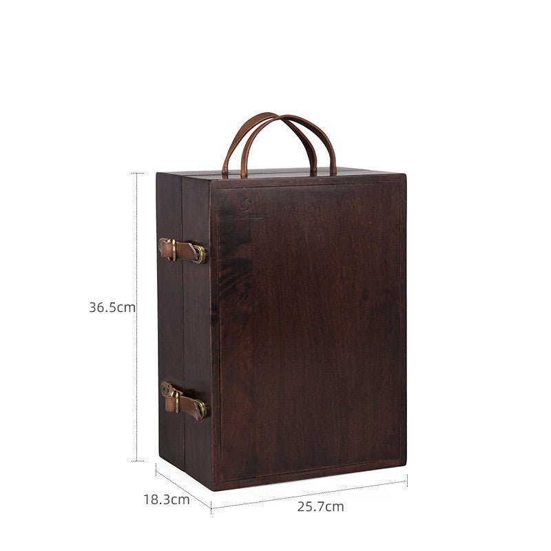 Black Walnut Seasoning Storage Box Outdoor - WOOD KONG