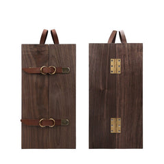 Black Walnut Seasoning Storage Box Outdoor - WOOD KONG