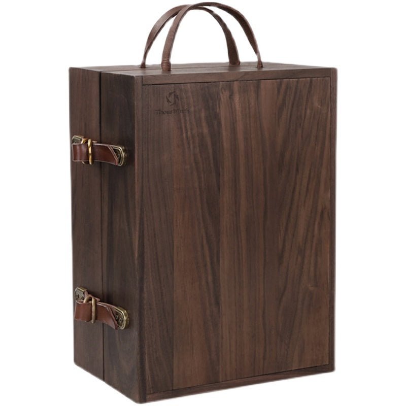 Black Walnut Seasoning Storage Box Outdoor - WOOD KONG