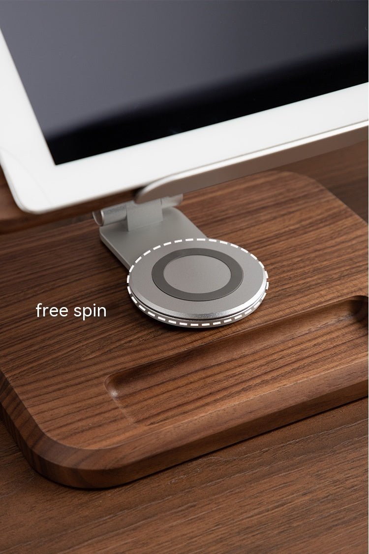 Black Walnut Solid Wood Reading Rack Adjustable Rotating Children's Reading Artifact IPad Bracket - WOOD KONG