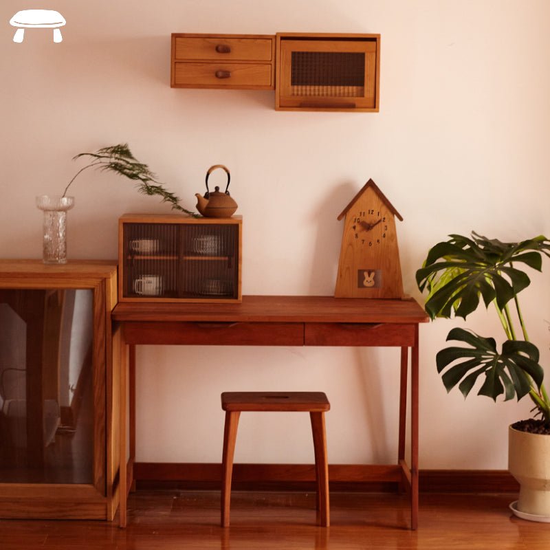 Charming Wooden House Cuckoo Clock with Swinging Bunny Pendulum - WOOD KONG