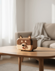Fun Pet Dog Wooden Tissue Box, Black Walnut Unique Design - WOOD KONG