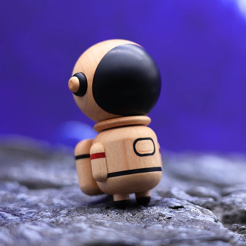Magnetic Levitation Astronaut figurine handmade by Maple wood - WOOD KONG