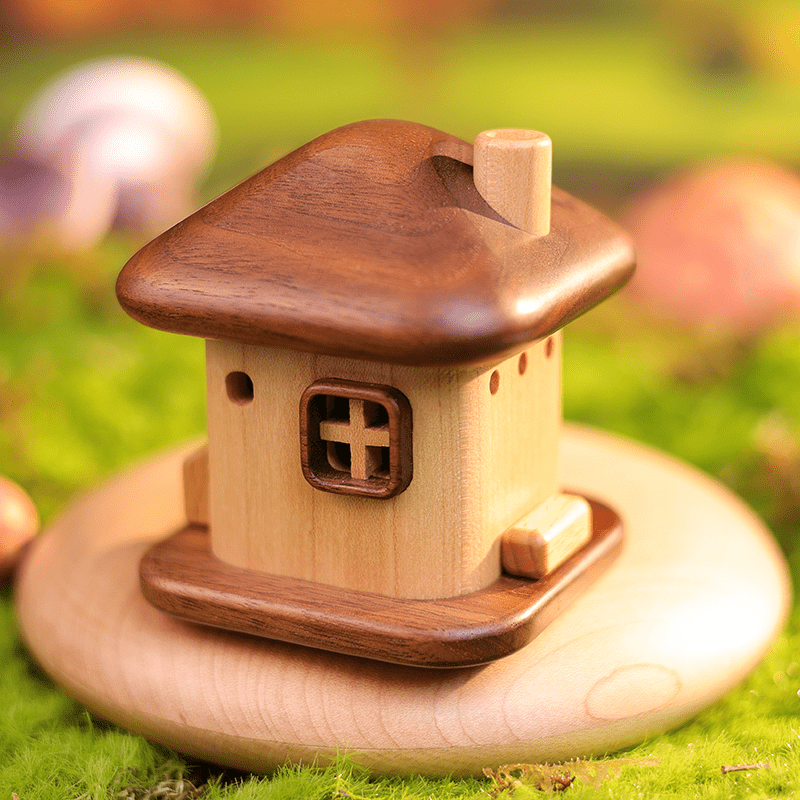 Magnetic Levitation Wooden Cottage: Handcrafted Tradition Meets Modern Innovation - WOOD KONG